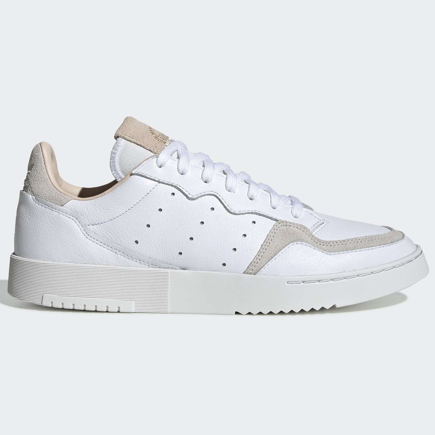 ADIDAS ORIGINALS SUPERCOURT 男鞋 女鞋 休閒 皮革 復古 經典 舒適 白【運動世界】EE6034