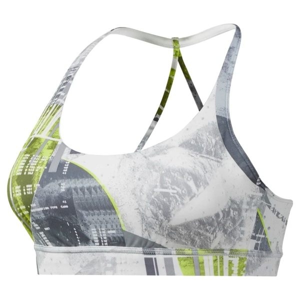 REEBOK WOR MOONSHIFT TRI-BACK BRA 女裝 運動內衣 支撐 休閒 舒適 透氣 灰 綠【運動世界】DU4714