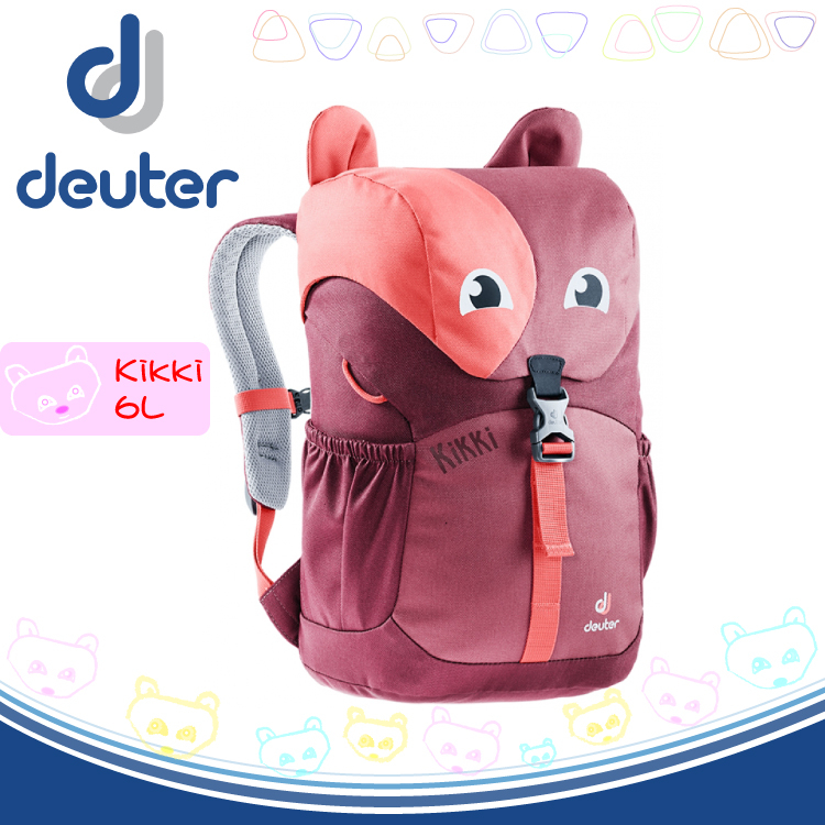 【Deuter 德國 Kikki 6L 動物造型輕量透氣兒童背包《紅/深紅》】3610519/雙肩背包/後背包/上學★滿額送