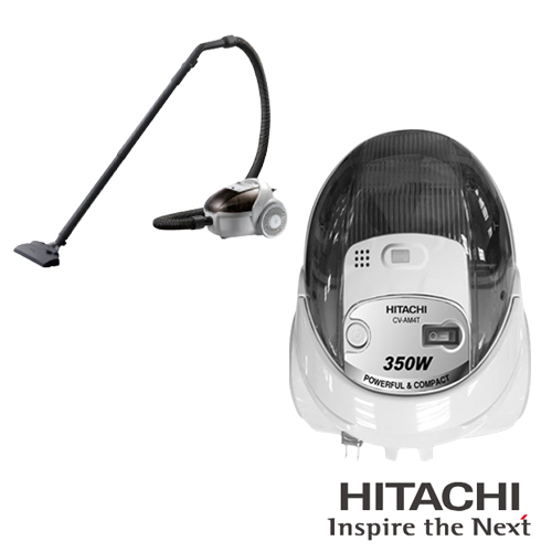 日立 HITACHI 350W紙袋型吸塵器-灰黑色 CVAM4TGR