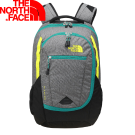 【The North Face 27L  15吋電腦背包 鋅灰/硫黃綠】 NF00CHJ8/電腦包/後背包★滿額送