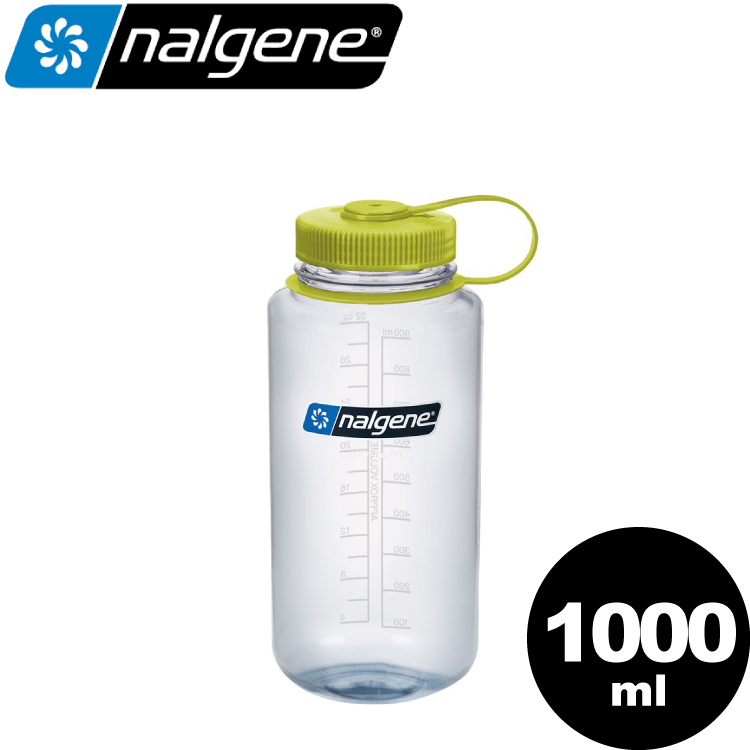 【Nalgene 美國 寬嘴壺-1L《透明》】2178-2027/運動水壺/休閒壼/隨身瓶★滿額送