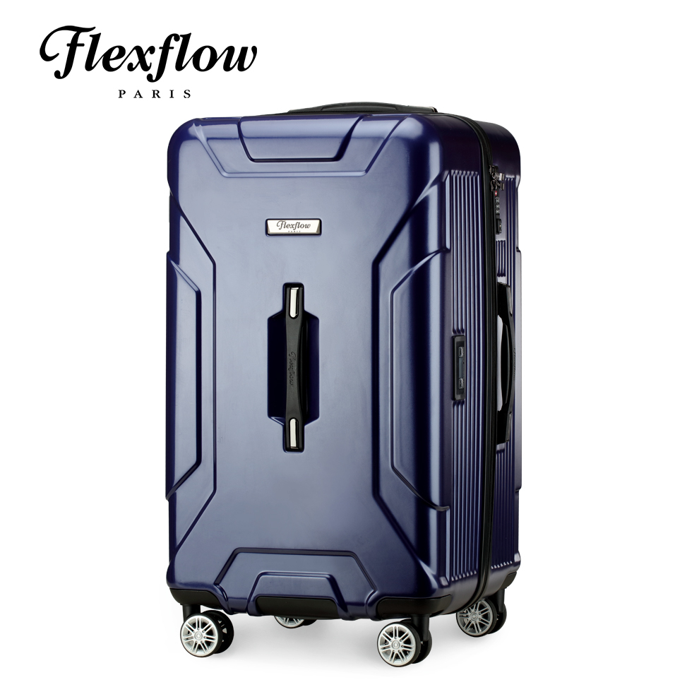Flexflow 消光藍 29型 特務箱 智能測重 防爆拉鍊旅行箱 南特系列 29型行李箱 【官方直營】