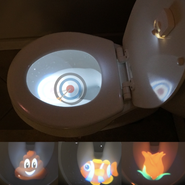 夜間馬桶投射影像燈 四種款式變化 Toilet Night Light projector【H81147】