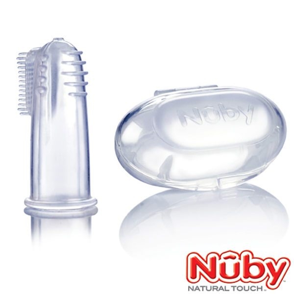 Nuby 矽膠指套牙刷(附盒)