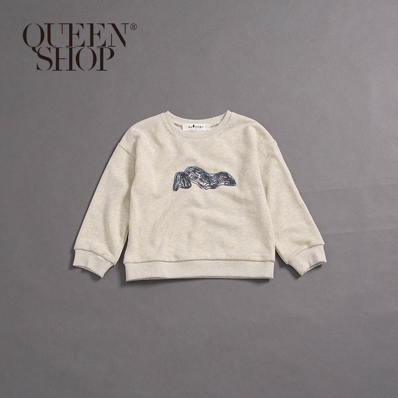 Ｑｕｅｅｎ Ｓｈｏｐ【01110441】童裝 親子系列 山脈毛線繡花衛衣 S/M/L＊現+預＊