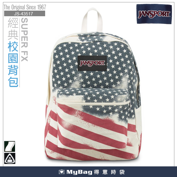 JANSPORT 後背包 43517-9UF 美國隊長  經典校園背包 得意時袋