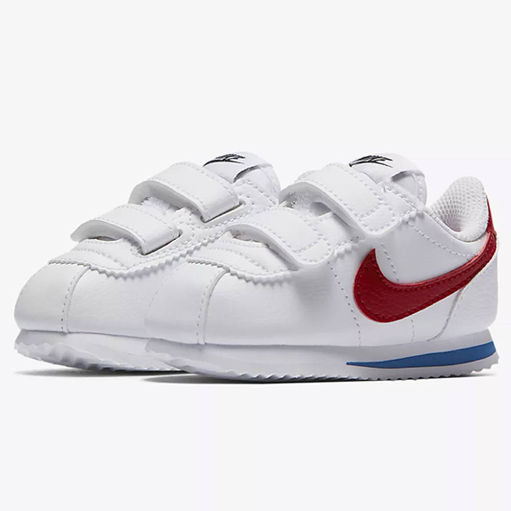 ★現貨在庫★ NIKE CORTEZ BASIC SL TD 童鞋 小童 休閒 阿甘 皮革 魔鬼氈 白藍紅 【運動世界】  904769-103