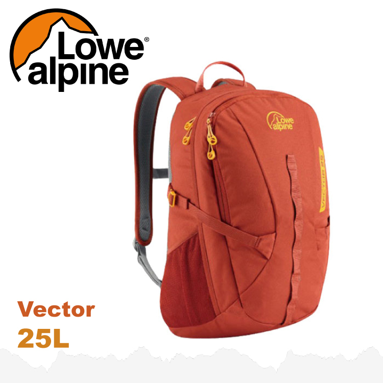 【 LOWE ALPINE 英國 Vector 25 休閒後背包《墨西哥紅》25L】FDP-57/雙肩背包/登山包/健行/旅行★滿額送