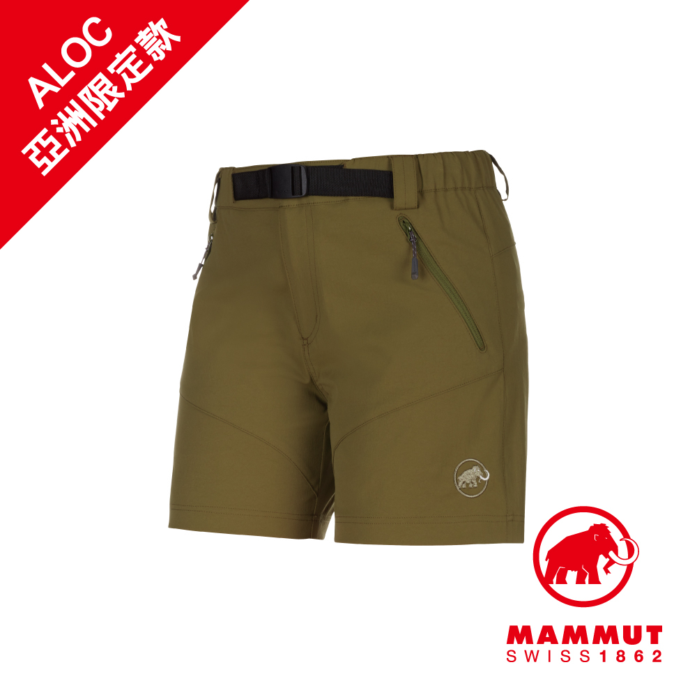 Mammut 長毛象 Trekkers shorts 女款 機能快乾短褲 橄欖綠 #1020-11860 (亞洲限定款)