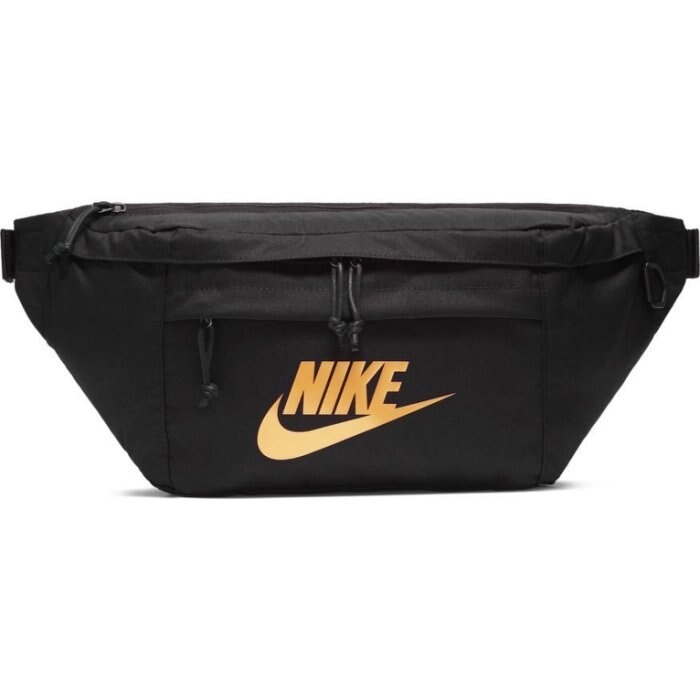 NIKE LARGE TECH HIP PACK 黑金 大腰包 大Logo 休閒 腰包 側背包 (布魯克林) BA5751-011