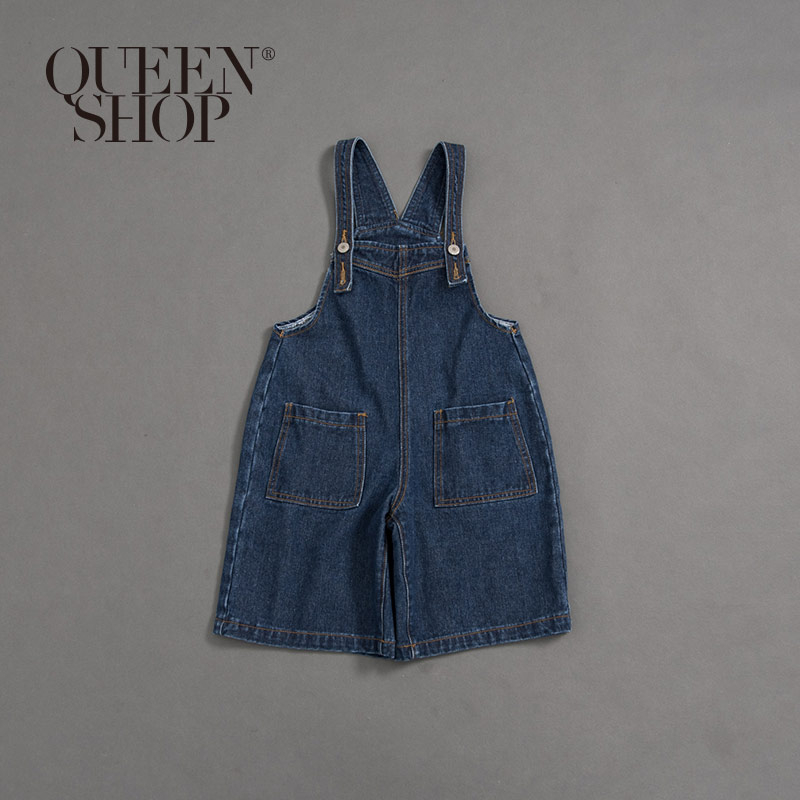 Ｑｕｅｅｎ Ｓｈｏｐ【04050600】童裝 親子系列 車線吊帶褲 S/M/L/XL＊現+預＊