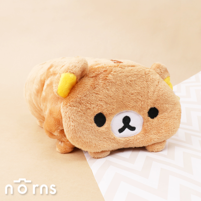 【拉拉熊趴姿造型捲毯】Norns Rikakkuma懶懶熊正版授權 毛毯 懶人毯 披肩 冷氣毯 毯子