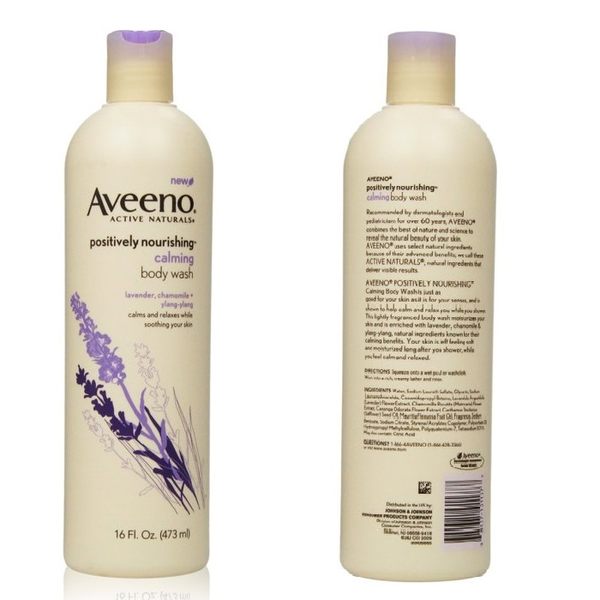 Aveeno 薰衣草舒緩滋養沐浴露 (洋甘菊 +依蘭) 473ml 【彤彤小舖】