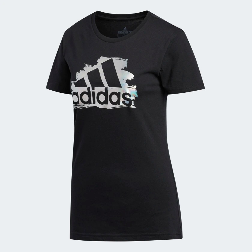 ADIDAS BADGE OF SPORT TEE 女裝 短袖 休閒 慢跑 透氣 經典 基本款 黑【運動世界】ED8169