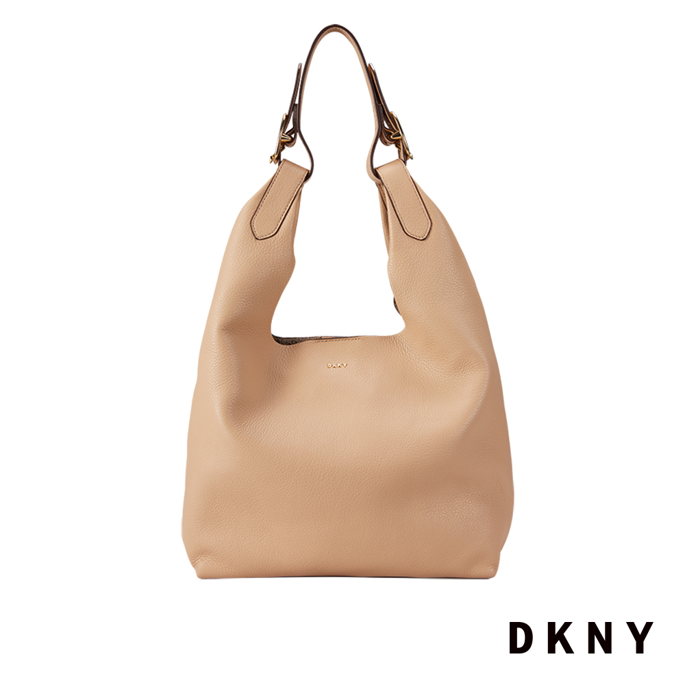 DKNY 女 肩背包 新月休閒設計 黃