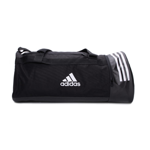 ADIDAS CONVERTIBLE 3-STRIPES DUFFEL BAG 三線健身包 黑 CG1533 鞋全家福