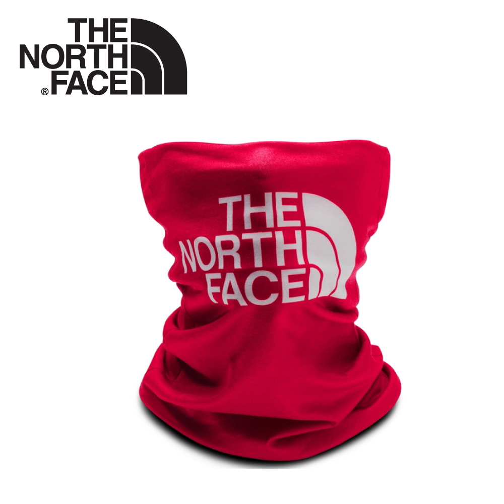 【The North Face LOGO排汗頭巾《紅》】CGV7/魔術頭巾/圍巾/口罩/圍脖/帽子