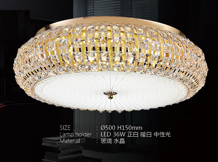 燈飾燈具【燈王的店】城市美學 LED 36W 水晶吸頂燈 ☆ F03019117-3