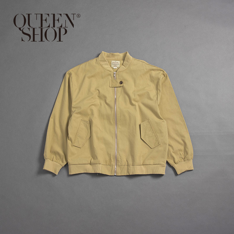 Ｑｕｅｅｎ Ｓｈｏｐ【02071167】親子系列 素色剪接設計長袖飛行外套 1/2＊現+預＊