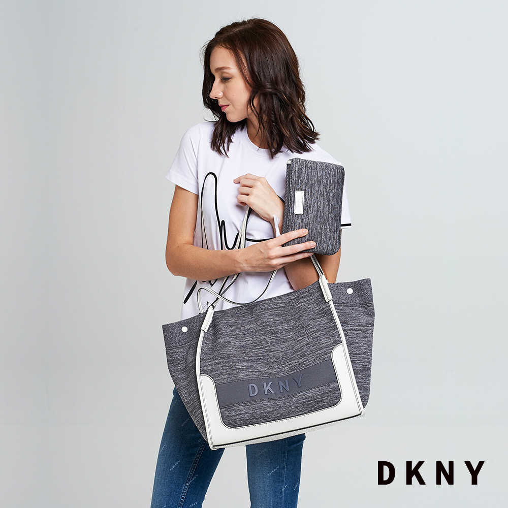 DKNY 女 手提包 休閒簡約 灰
