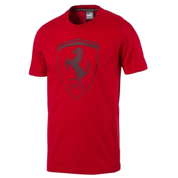 Puma Ferrari 紅 男 法拉利 短袖 上衣 經典系列 大盾牌 短袖 T恤 運動服飾 57366802