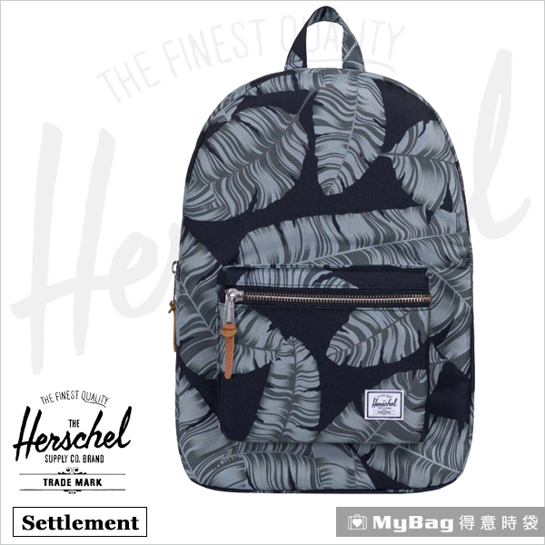 Herschel 後背包 黑棕櫚 15吋休閒電腦後背包 Settlement-1984 得意時袋