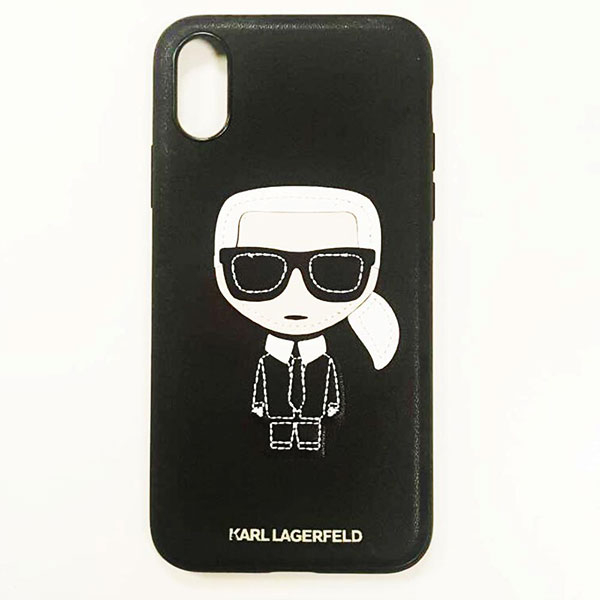 Karl Lagerfeld手機殼 IPHONE X手機殼-黑