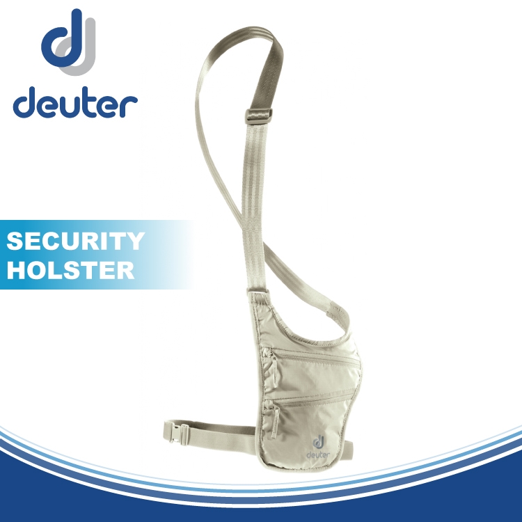 【Deuter 德國 SECURITY HOLSTER 隱藏式錢包《卡其》】3942216/防盜/側背包/貼身包/運動腰包