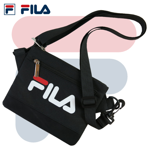 FILA 側背包 LOGO 隨身小包 拼接材質 情侶款 男女可用 斜背包 斜跨包 BMT-9008 得意時袋