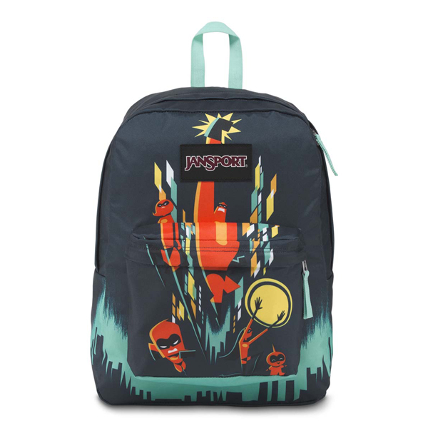 JANSPORT 後背包 INCREDIBLES  巴氏家族 超人特攻隊 經典校園背包 IN117-52U 得意時袋