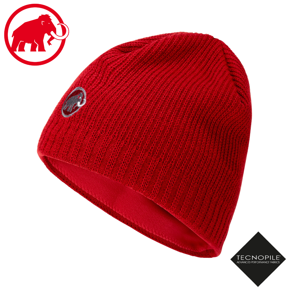 【MAMMUT 長毛象 Sublime Beanie 雙層針織保暖羊毛帽《速克達》】1191-01542/毛線帽/禦寒帽/登山