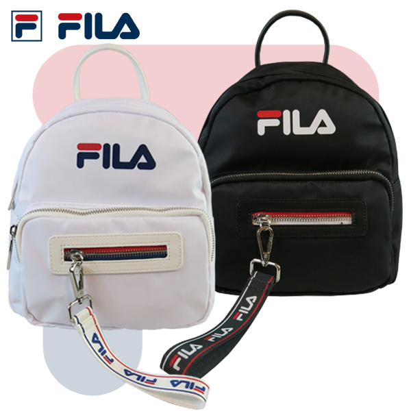 FILA 後背包 LOGO 經典款 3way 可側背 手提 後背 雙肩包 飄帶 鑰匙圈 BPT-9003 得意時袋