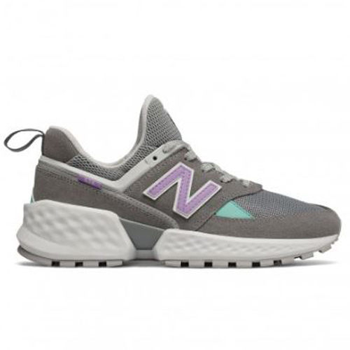 New Balance 女鞋 休閒 574Sv2 麂皮 Fresh Foam 灰 紫【運動世界】WS574PRC