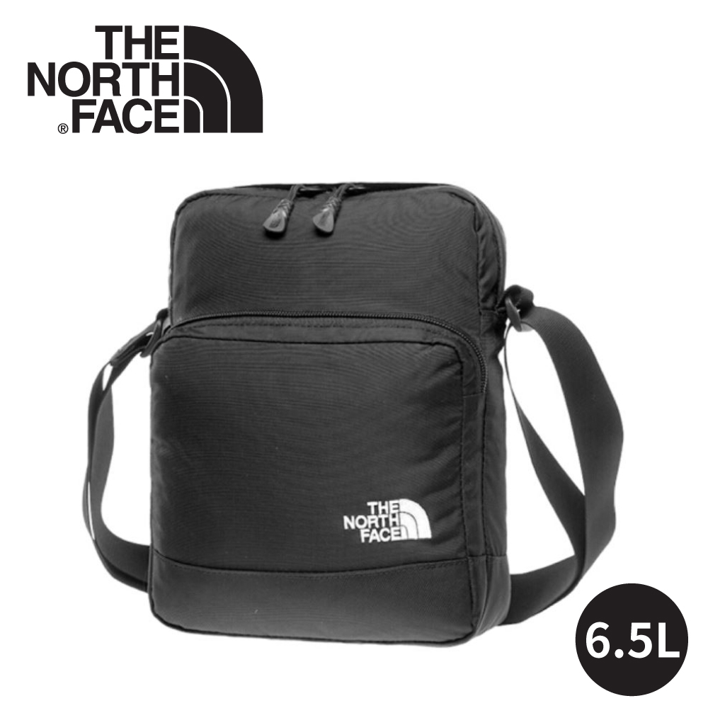 【The North Face 6.5L超輕耐磨斜背包《黑/白》】2SAE/側背包/單肩包/休閒背包