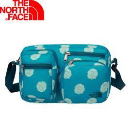 【The North Face 13L 校園側背包/青藍圓點   】 NF00CF41/側背包/小包/休閒背包★滿額送