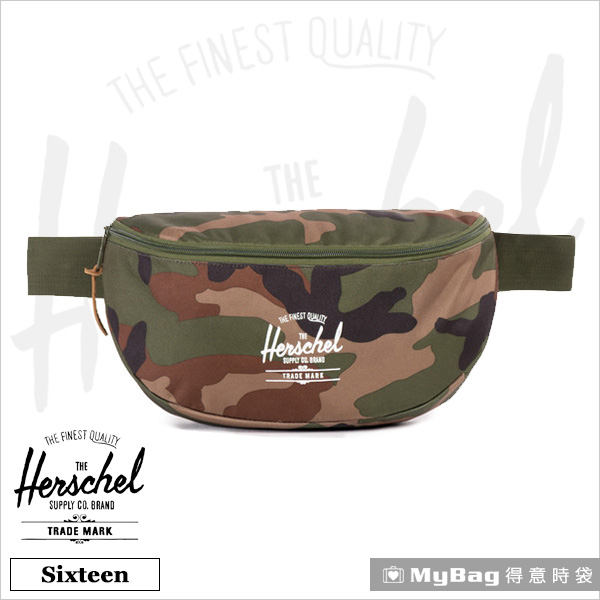 Herschel 腰包 綠迷彩 單肩側背包 Sixteen-032 得意時袋