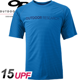 【Outdoor Research 美國 男款 MEN S Echo Graphic Tee 短袖排汗衣〈藍〉】244044/排汗衣/短袖★滿額送