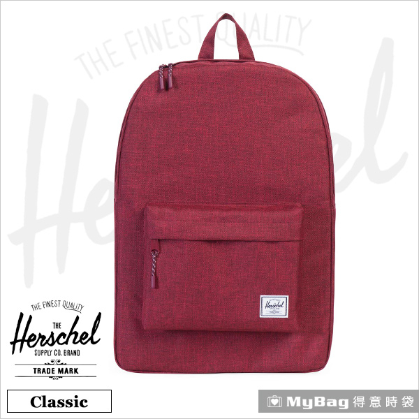 Herschel 後背包 酒紅 經典後背包 Classic-1158 得意時袋