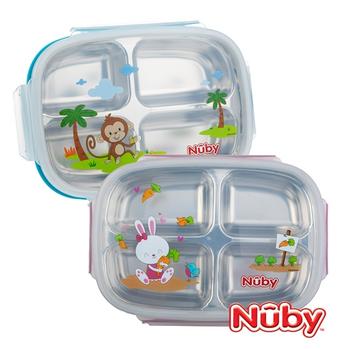 Nuby 不鏽鋼分格餐盒(款式任選)