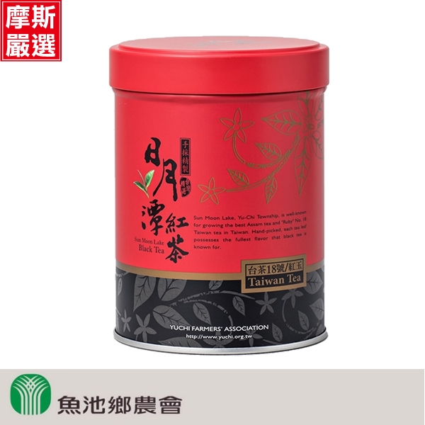 魚池鄉農會 精選台茶18號．紅玉茶葉(75g/罐)