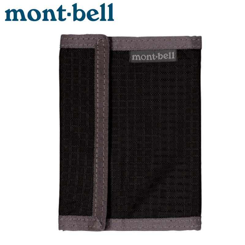 【Mont-Bell 日本 WALLET 錢包《黑》】1123766/證件袋/零錢包/皮夾/隨身包/輕量短夾