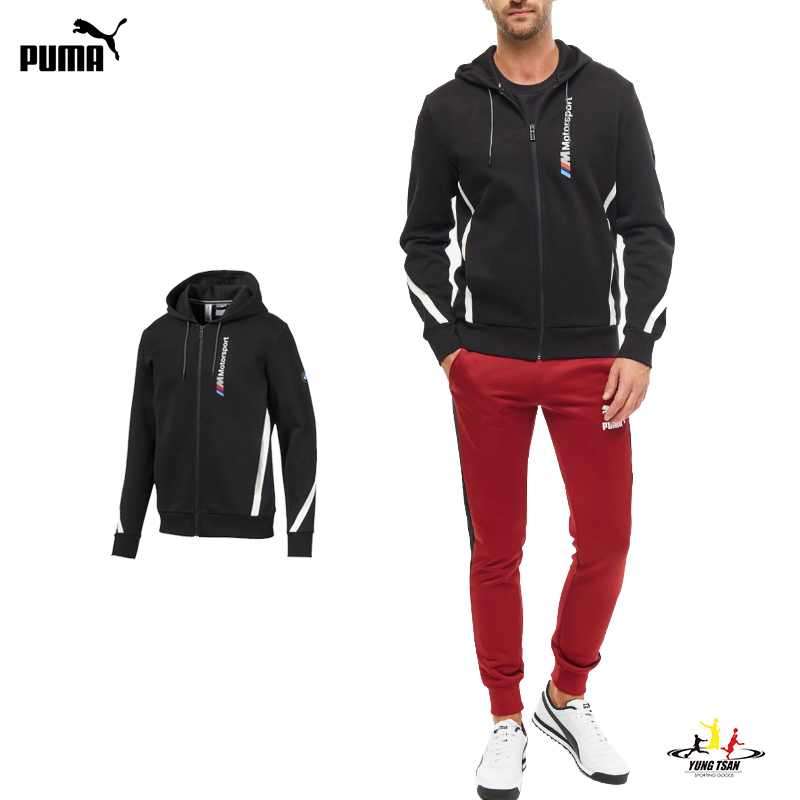 Puma Hooded 男 深藍 外套 連帽外套 運動 休閒 雙口袋拉鍊 夾克 棉質 保暖 外套 59518901