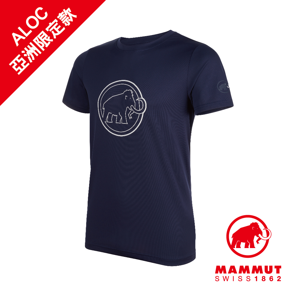 Mammut 長毛象 QD AEGILITY T-Shirt AF Men 彈性排汗透氣短袖 男款 藏青 #1017-10062