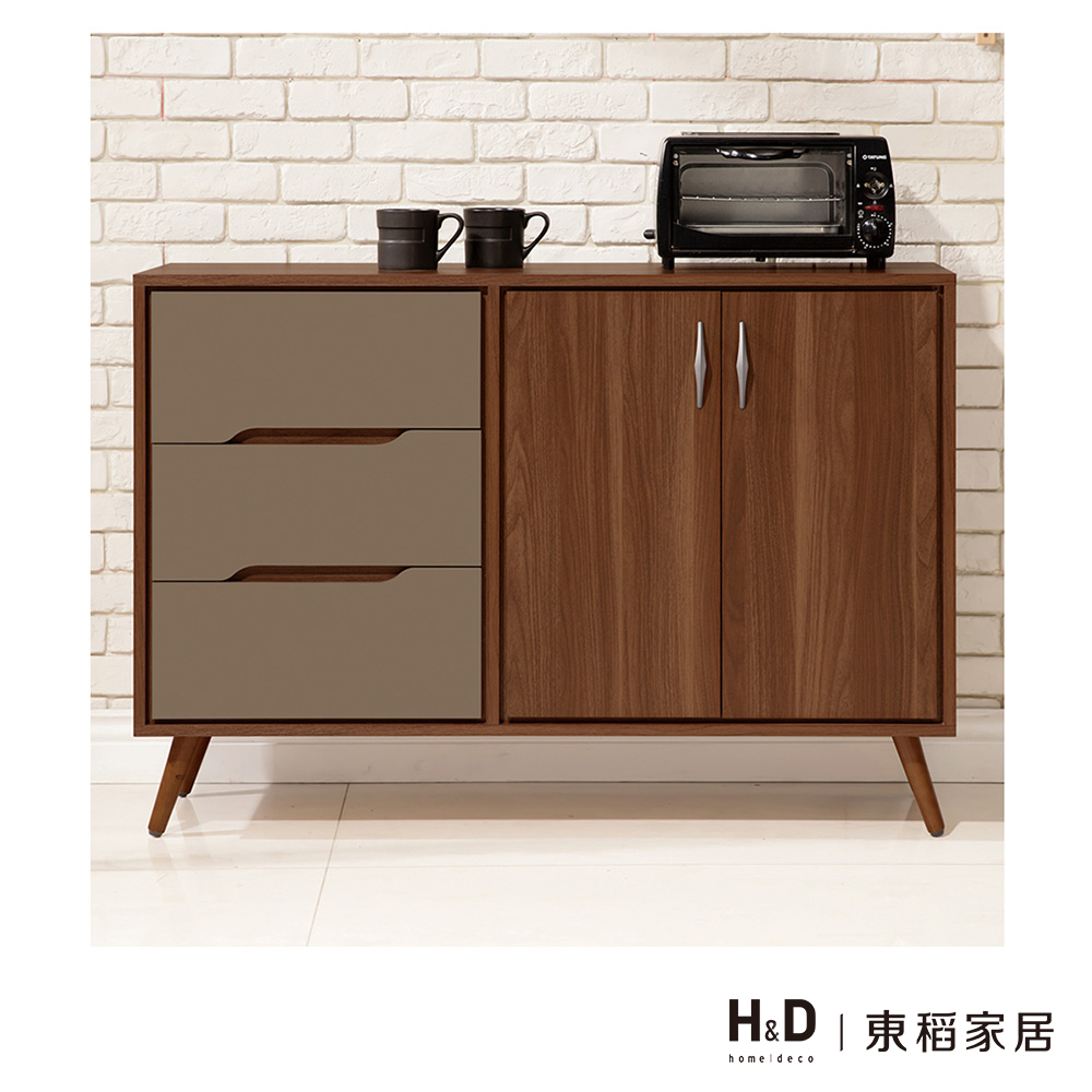 米蘭4尺餐櫃(19JS1/849-3)/H&D 東稻家居