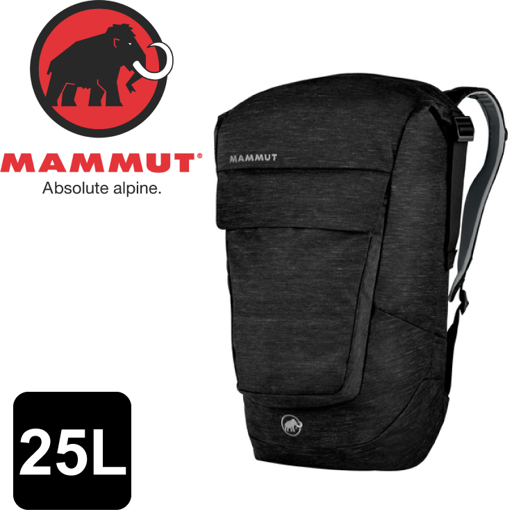 【MAMMUT 瑞士 Xeron Courier 25L《黑》】後背包/健行背包/筆電背包2510-03510★滿額送