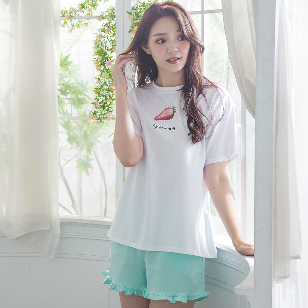 Strawberry棉質T-shirt(3色)