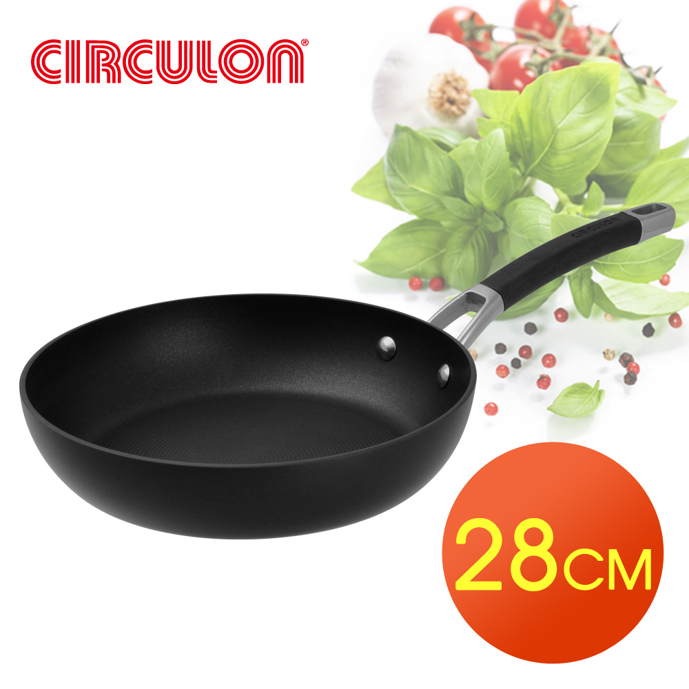 MEYER美亞 CIRCULON 精湛導磁單柄煎鍋28CM(無蓋)