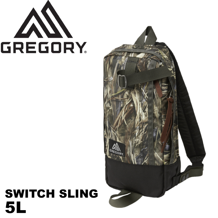 【GREGORY 美國 SWITCH SLING 5 單肩包《偽裝迷彩》5L】65586/運動斜背包/側背包/旅遊/日系包款★滿額送