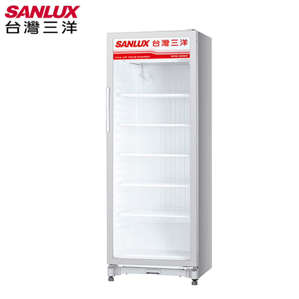 台灣三洋 SANLUX 305L直立式冷藏櫃 SRM-305R